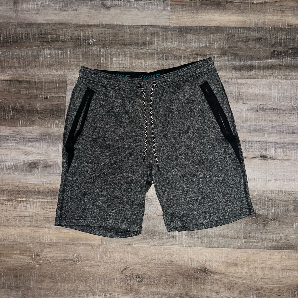 American Eagle Outfitters Gray Athletic Shorts with Elastic Waistband